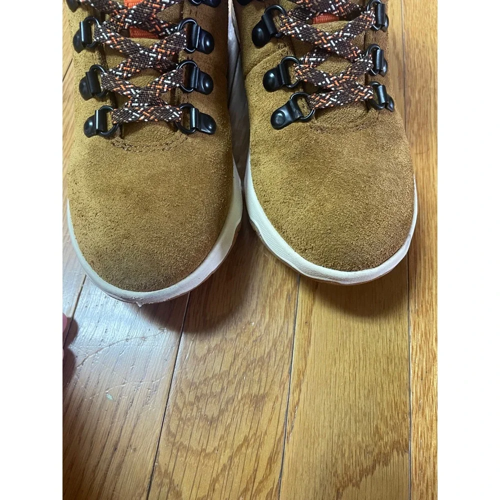 LL Bean Kids Alpine Hiking Boots Suede Waterproof PrimaLoft Brown 520445 Size 2